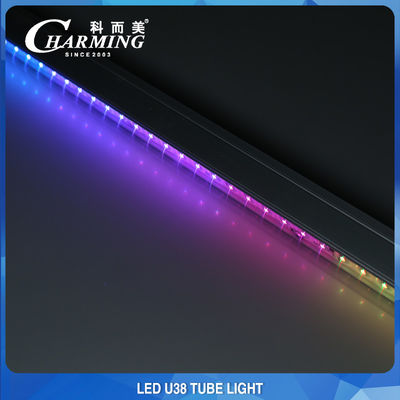 U38 أنبوب الضوء الكابلات غير المرئية تصميم LED الضوء سبيكة الألومنيوم جسم الضوء LED أنبوب خارجية أنبوب LED