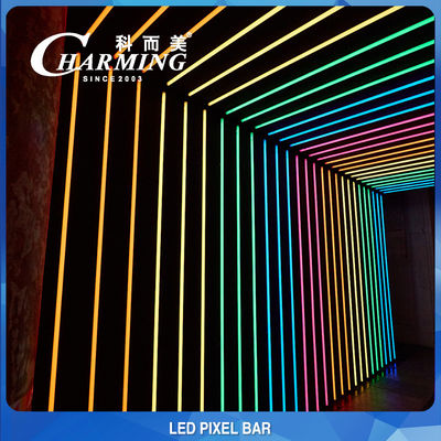 كامل اللون RGB 1m 0.5m LED أنبوب الضوء الأبيض حليبي DC12-24V LED Pixel Bar