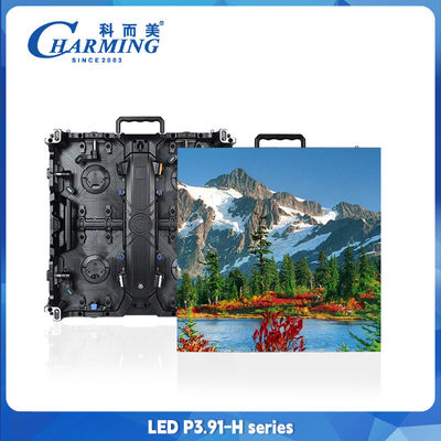 500x500mm شاشة عرض LED كبيرة للإيجار خارجية P3.91 حائط فيديو مضاد للماء