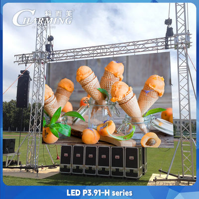 3840 هرتز full color led video wall HD P3.91 شاشات عرض LED كبيرة في الهواء الطلق