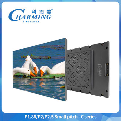 الإعلانات الداخلية P1.86 320*480mm شاشة LED ذات الصوت الدقيق عالية الدقة 3840Hz Refresh IP42