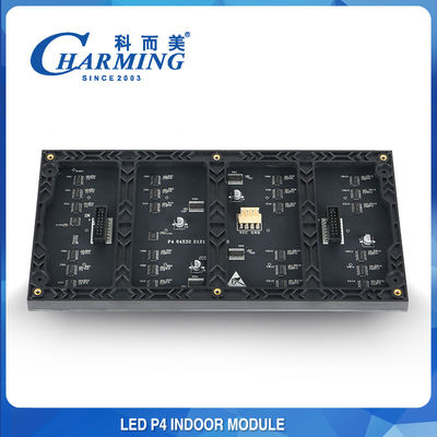 تصميم جديد P4 Rgb LED Panel 256x128mm داخلية خلفية LED Module 3840Hz عدم فقدان الصورة جودة شاشة العرض الرقمي للجزء التجاري من المسرح كنيسة جدار فيديو