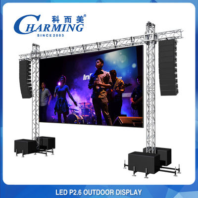 شاشات حائط فيديو خارجية كبيرة مقاس 50 × 50 سم للأحداث بكسل Pith 2.6 مللي متر