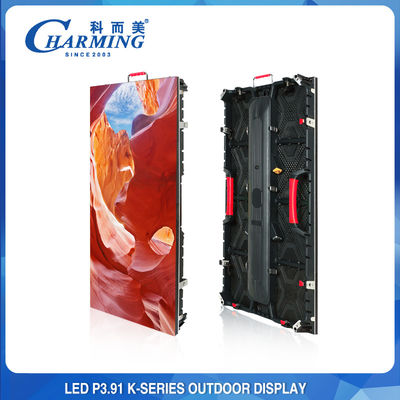 شاشة LED للإيجار مقاس 50 × 100 سم 3840 هرتز ، وحدة بكسل خارجية P3.91MM