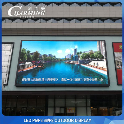 شاشة عرض فيديو LED خارجية متعددة السين P5 P8 1920HZ-3840HZ