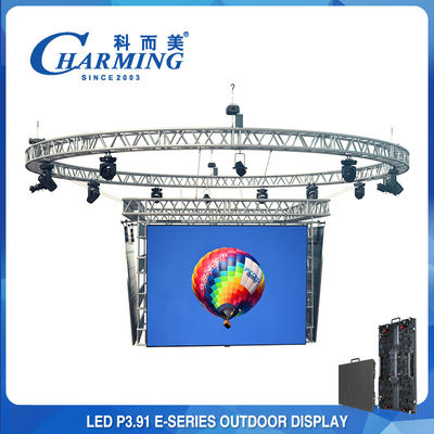 مرحلة الأداء 3.91 مم سلسلة E الخارجية LED فيديو الجدار 4K فرشاة عالية