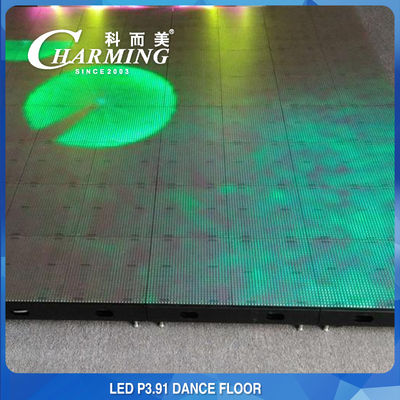 P3.91 LED Dance Floor Video Floor For Rental Event معرض حفلات الزفاف