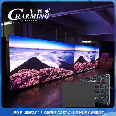 شاشة LED داخلية ثابتة لجدار الفيديو 3840HZ P1.53 P1.86 P2 Multiscene