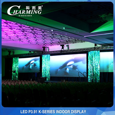 P3.91 200W LED Display Video Wall ، متعدد الأغراض LED شاشة عرض الحائط في الهواء الطلق