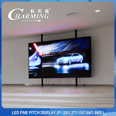 64*48CM بيكسل بيث 1.86MM HD LED Video Wall ارتفاع تحديث 3840Hz لغرفة الاجتماعات