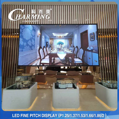 SMD1515 IP42 شاشة LED لغرفة الاجتماعات ، سبائك الألومنيوم 200W HD LED Wall