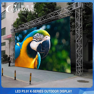 شاشات P3.91 4K المضادة للاهتراء LED للأحداث ، تأجير شاشة عرض حائط فيديو مقاومة للانهيار