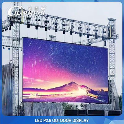 متعددة الوظائف P2.6 LED فيديو الجدار عرض تأجير في الهواء الطلق للحفلات الموسيقية المعرض التجاري