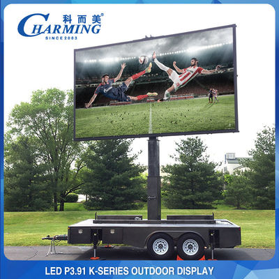 P3.91 شاشة عرض LED خارجية فيديو حائط لحفل زفاف لحدث التأجير