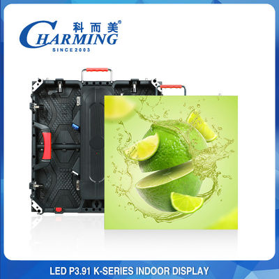 P3.91 شاشة عرض فيديو LED داخلية P3.91 * 500mm Die Casting Aluminium