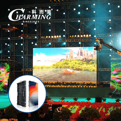 P3.91 شاشة عرض فيديو على الجدار LED خارجية تأجير لوحة الأحداث حفل موسيقي 3840 هرتز عالية التحديث