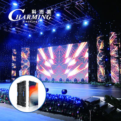 P3.91 شاشة عرض فيديو على الجدار LED خارجية تأجير لوحة الأحداث حفل موسيقي 3840 هرتز عالية التحديث