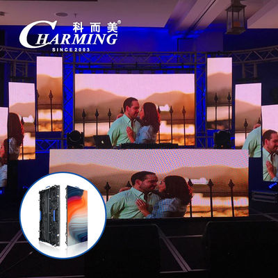 شاشة عرض جدار الفيديو LED عالية التحديث 4K P3.91 بالألوان الكاملة لمرحلة الحفلات الخارجية