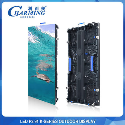 تأجير شاشة عرض فيديو LED خارجية P3.91 IP65 K سلسلة SMD1921
