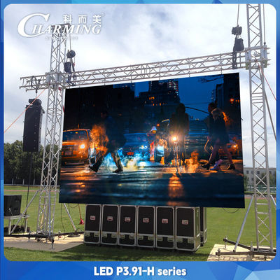 P3.91 في الهواء الطلق إعلانات شاشة عرض LED ضوء عالي 4k Led Wall