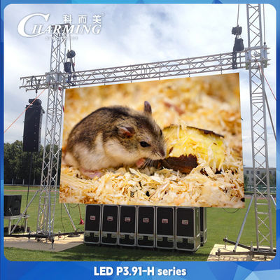 4500CD/m2 P3.91 شاشة LED للإيجار 500*1000mm IP65 رقمية