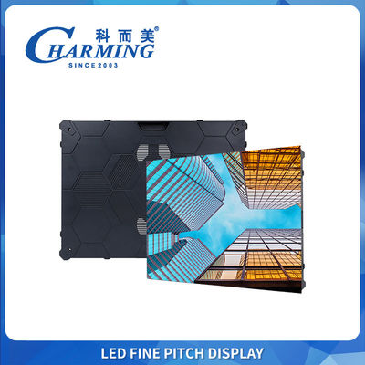 شاشة LED داخلية عالية الجودة للمحاضرات والمعارض 8K ، الصيانة الأمامية ، 6 مساحات البكسلات ، أحجام مرنة