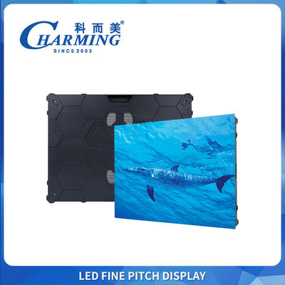 شاشة LED ثابتة في الداخل - خيارات 6 بكسلات P1.25-P2.5 وحدة مغناطيسية ، تكوين متعدد الأحجام