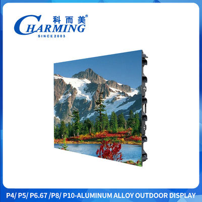 SMD2525 شاشة LED خارجية 3D LED شاشة P4 فيديو P6 P8 خارجية LED شاشة عرض مع 5500 سطوع عالية