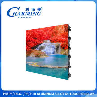 SMD2525 كينيتيك LED شاشة P4 الشارع مثبت 960x960mm شاشة عرض LED مع 100000 ساعة عمر