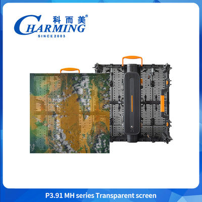 SMD 1921 الشفاف LED الجدار الفيديو الشفاف LED لوحة العرض 140° زاوية النظر شاشة LED