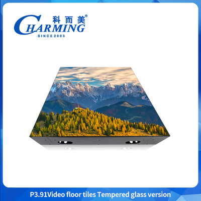 الصناديق الضوئية الإعلانية IP65 الداخلية LED العرض الأرضية P3.91 LED العرض الأرضية الرقص الضوء حفل زفاف