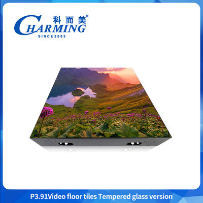 2025 بيع بالجملة P3.91 LED 3d أرضية الرقص الزجاجية الشفافة أرضية الرقص LED Display
