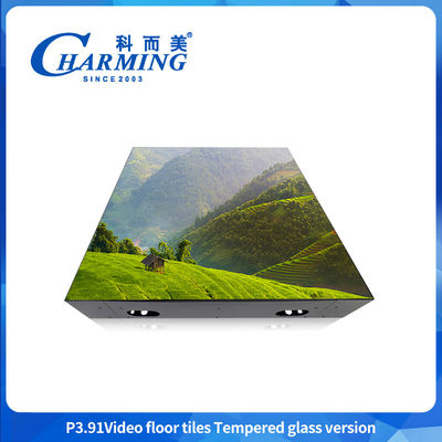 3840 هرتز معدل تحديث عالية مضاد للماء عرض LED HD فيديو مثير P3.91 LED عرض رقص أرضية ضوء حفل زفاف