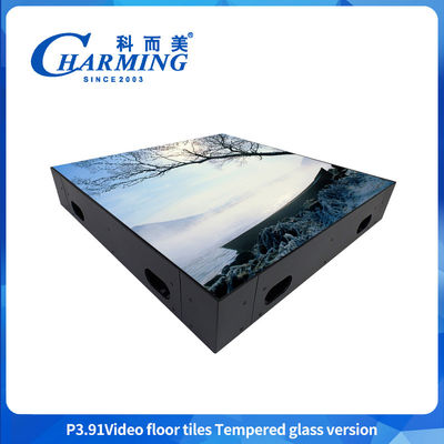 الصين المهنية داخلية SMD1921 مقاومة للماء 3D الزجاج مرآة LED عرض أرضية الرقص الإشارات الرقمية LED الفيديو أرضية البلاط للأحداث