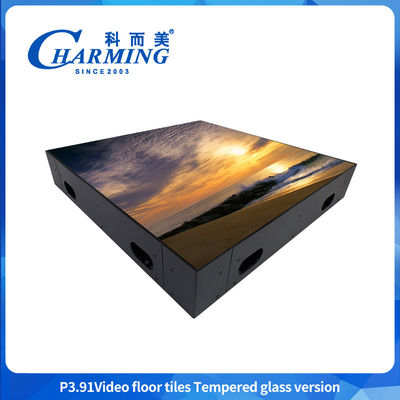 500X500Mm داخلية P3.9 LED الفيديو الحائط المسرح أرضية الرقص LED العرض الفيديو البلاط شاشة لحفلات الحانة المعرض التجاري