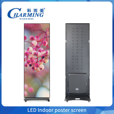 HD LED داخلي ملون ملون ملون P1.86 P2 P2.5 P3 أرضية واقفة شاشة رقمية شاشة ملصق