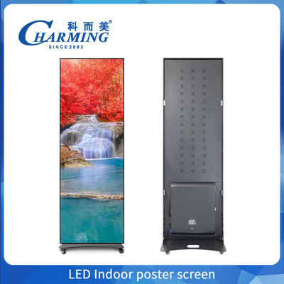شاشة عرض فيديو P2.5 LED متحركة 4k LED شاشة عرض مخصصة الحجم داخلي LED ملصق الإعلانات عرض المنتجات