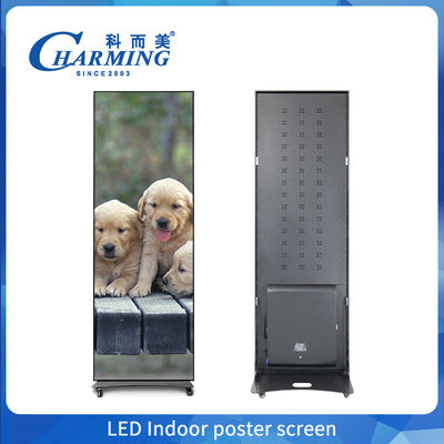 لوحة القائمة الضوئية للترحيب بالضوء LED الداخلي 640mm*1920mm مربع مربع مع إطار الألومنيوم