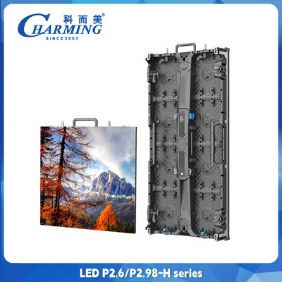 شاشة LED خارجية حائط P2.6 P3.91 P4.81 عرض LED مستأجر بألوان كاملة 500x500mm 500x1000mm