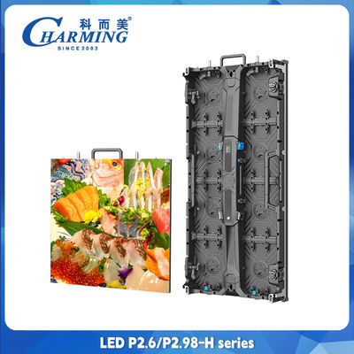 شاشة LED خارجية حائط P2.6 P3.91 P4.81 عرض LED مستأجر بألوان كاملة 500x500mm 500x1000mm