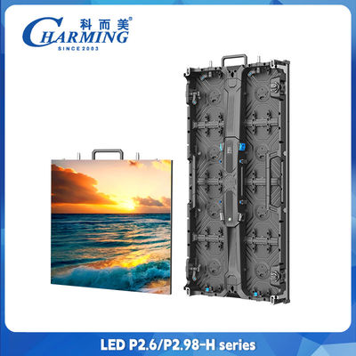 شاشة LED خارجية حائط P2.6 P3.91 P4.81 عرض LED مستأجر بألوان كاملة 500x500mm 500x1000mm