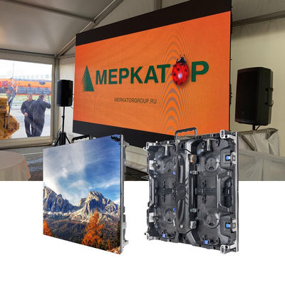 معدل تحديث عالي، ألوان زاهية P2.976 LED OutdoorScreen لملاعب كرة السلة، المطعم، المعرض