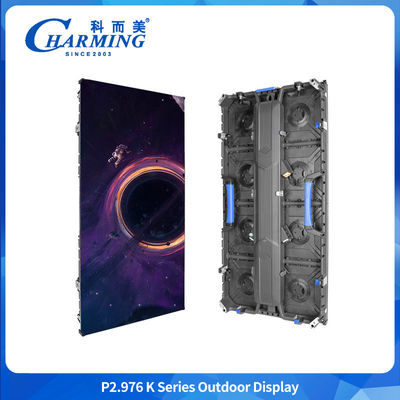 درجة حرارة عمل صلبة قوية -20 °C-60 °C P2.976 K RGB اللون LED لوح إشارة LED الشاشة الجدارية مع معدل تحديث عال