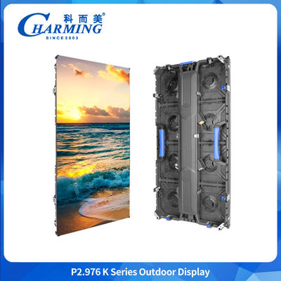 درجة حرارة عمل صلبة قوية -20 °C-60 °C P2.976 K RGB اللون LED لوح إشارة LED الشاشة الجدارية مع معدل تحديث عال