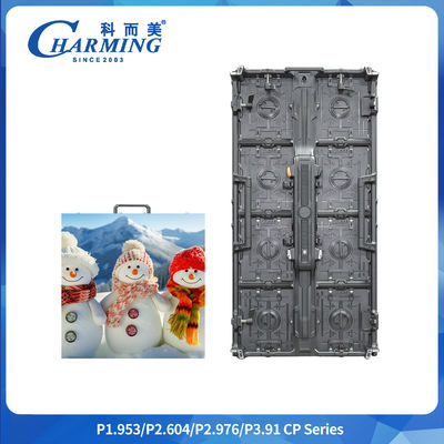تصميم الهيكل المنقسم P2.6/2.98/3.91 CP Series 600~800 CD/m2 LED Video120° الحائط مع تشغيل يد واحدة قفل سريع