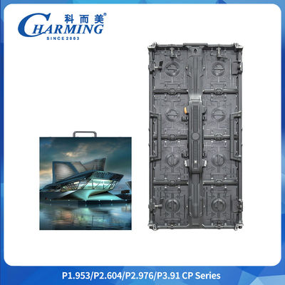 P2.9mm اللون الكامل LED Panel داخلي خلفية منحنية خزانة الألومنيوم LED Screen Display للإعلانات