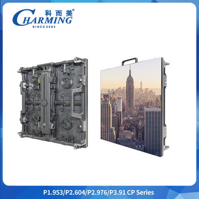 شاشة فيديو مدعومة داخلية HD P2.6mm الهند شاشة عرض مدعومة HD 147456dot/m2 Ip42