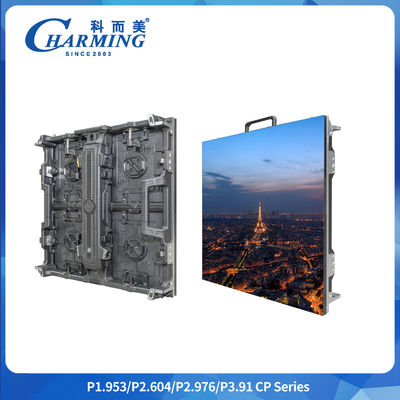 سهلة التثبيت P1.9-3.9mm Ip43 Full Sexy Video شاشة LED داخلية 10%~90%Rh للاستئجار في الداخل شاشة عرض LED وإعلانات داخلية