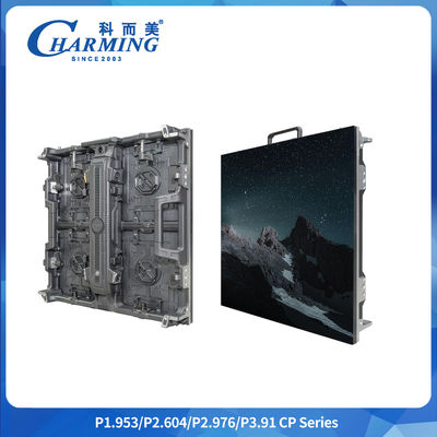IP65 P3.91mm خارجية مدعومة فيديو جدار 65536 نقطة / متر مربع الصندوق سبيكة الألومنيوم 500x500mm/500x1000mm فيديو مدعوم شاشة للوحة الإعلانية وتأجير الحفلات الموسيقية