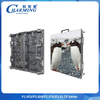 10٪ ~ 90٪ RH 7680Hz تردد التحديث 500x500mm/500X1000mm P2.9mm led video wall للإيجار للحفلات الموسيقية واللوح الإعلاني